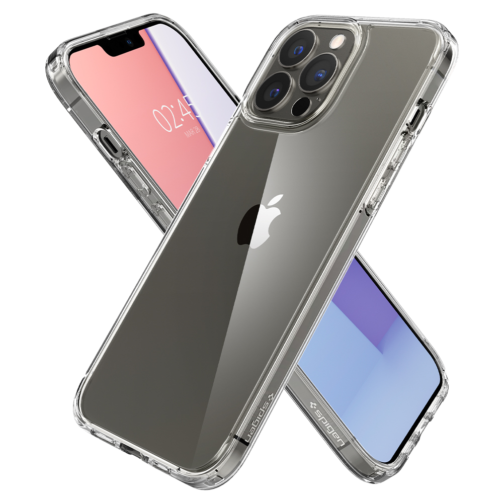 Oryginalne etui od marki Spigen z serii Crystal Hybrid dla iPhone 13 Pro Max